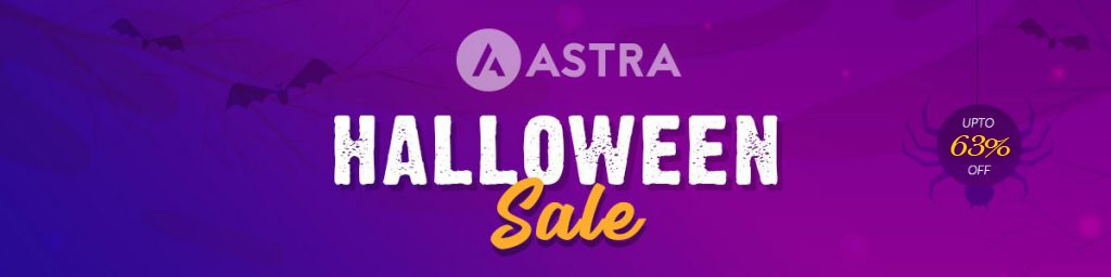 Astra halloween banner
