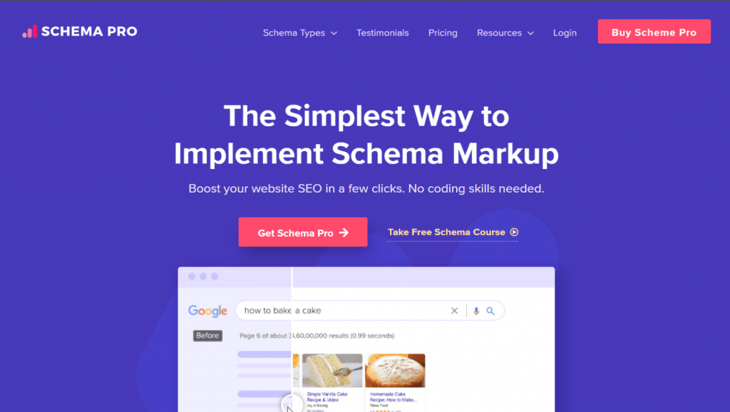 Schema Pro Home Page