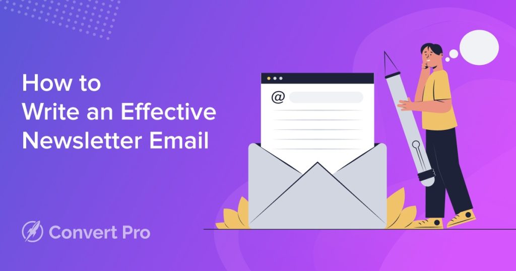 How to write an effective newsletter email