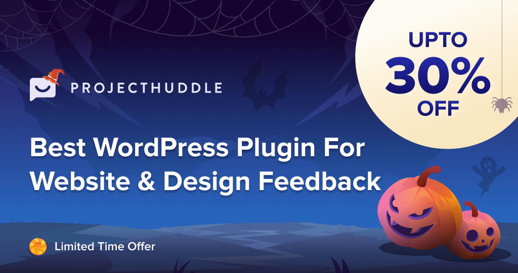 ProjectHuddle Halloween deals