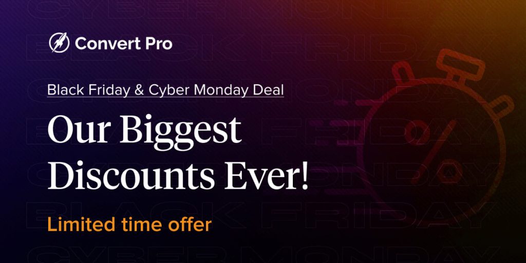 ConvertPro BFCM deals