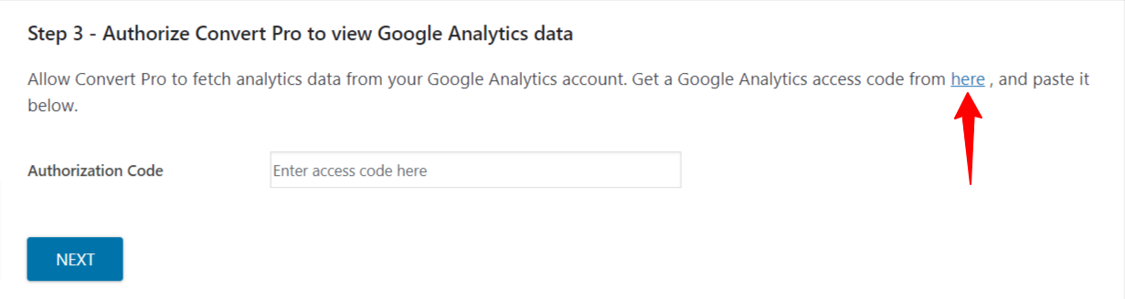Authorize Convert Pro to view Google Analytics 4 data - Convert Pro